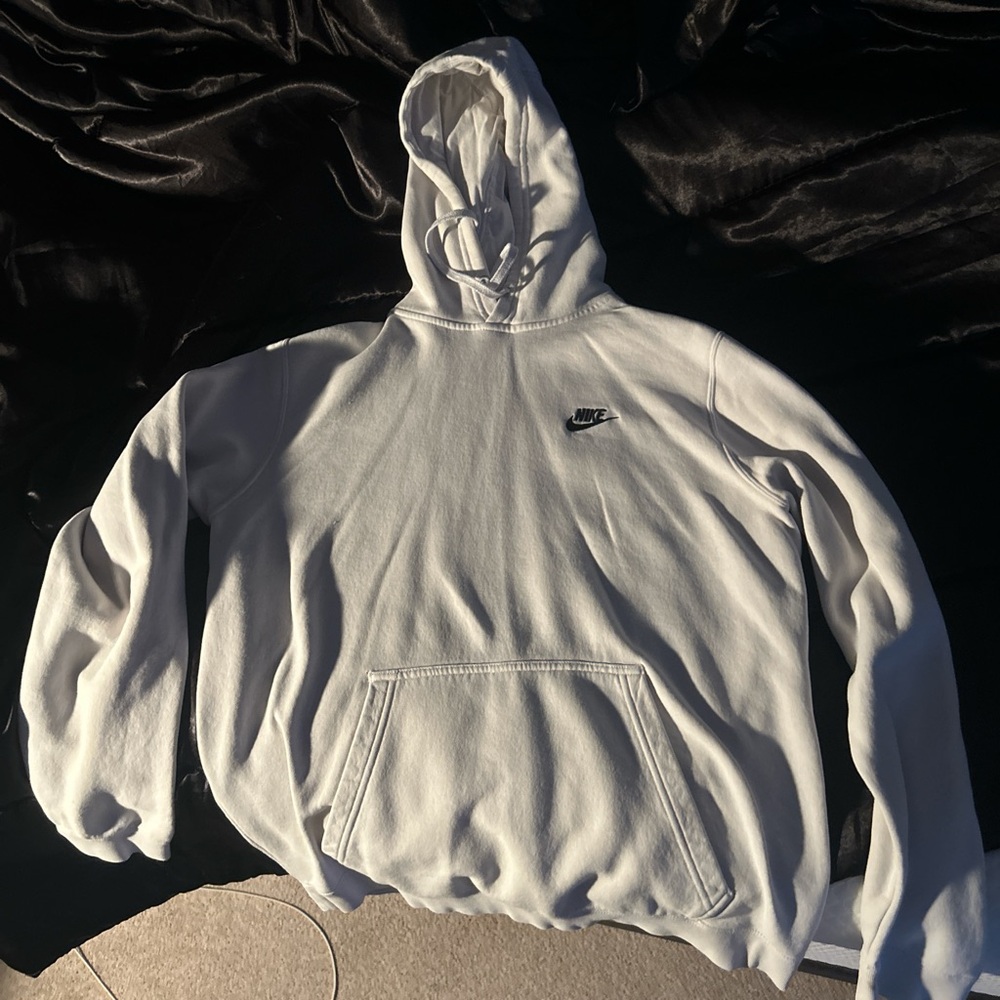 White Nike hoodie